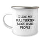 Funny Bull Terrier Dog Lover Gifts from Friends to Bull Terrier Dog Owners, Valentine's Unique, Camping Mug for Men, Women and Family - Image 1