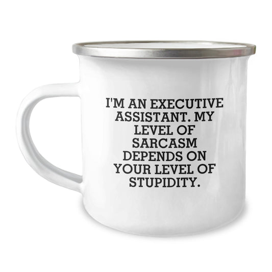 Funny Executive Assistant Gifts for Men Women Coworkers from Friends Family Christmas Unique Mugs with Sarcasm Quote - Image 1