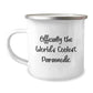 Rescue Worker Christmas Unique Gifts from Friends to Rescue Worker Men Funny Quote - Officially The World's Coolest Rescue Worker Camping Mug - Image 1