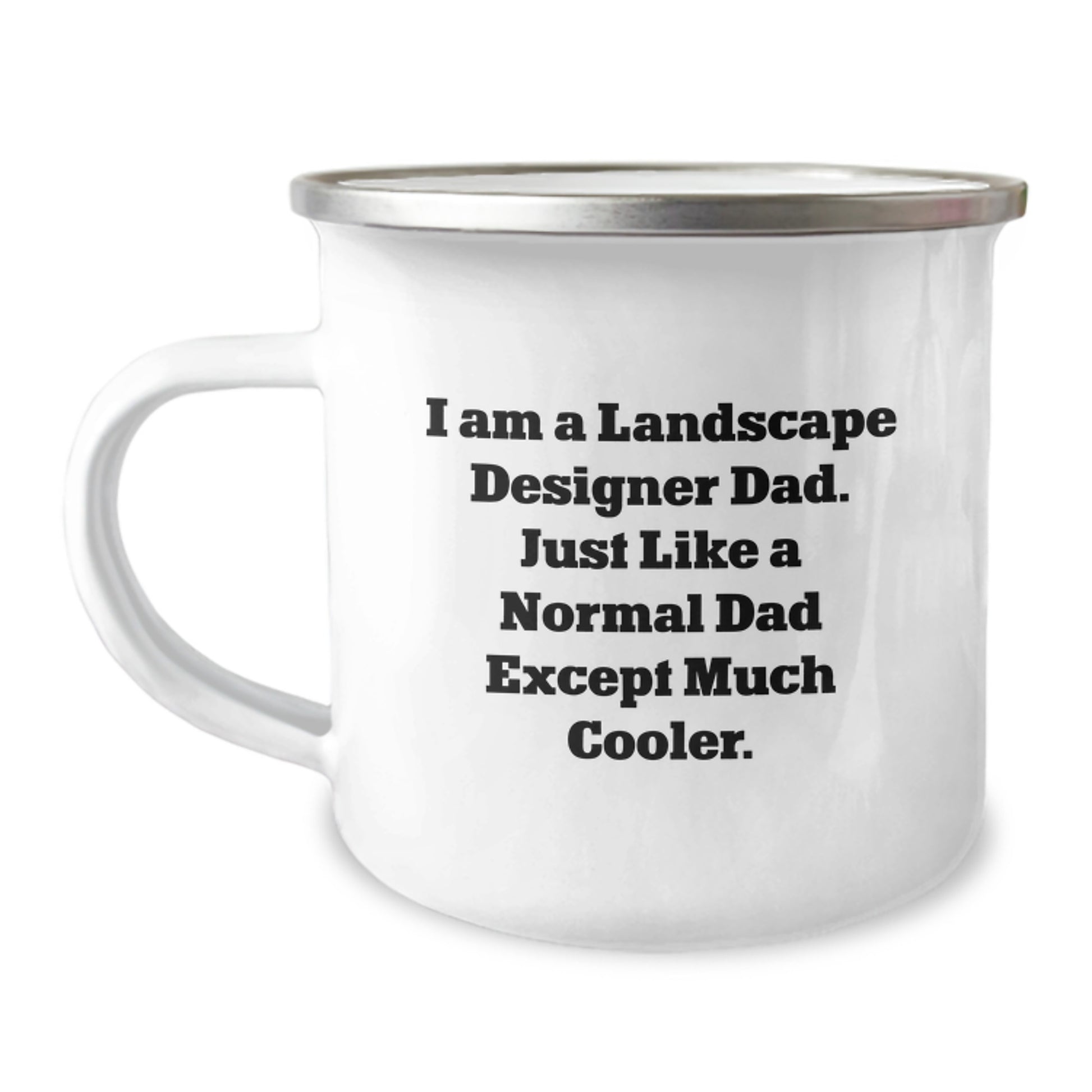 Funny Landscape Designer Dad Camping Mug Gifts for Landscape Designer Men, Unique Christmas Unique Gifts from Dad, Fun Outdoor Camping Mug - Image 1