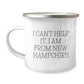 Gifts from New Hampshire Lovers for New Hampshire Camping Enthusiasts, Unique Christmas Unique Gifts from Friends, Funny Quote about Love for the Granite State, Camping Mug for Men or Women - Image 1