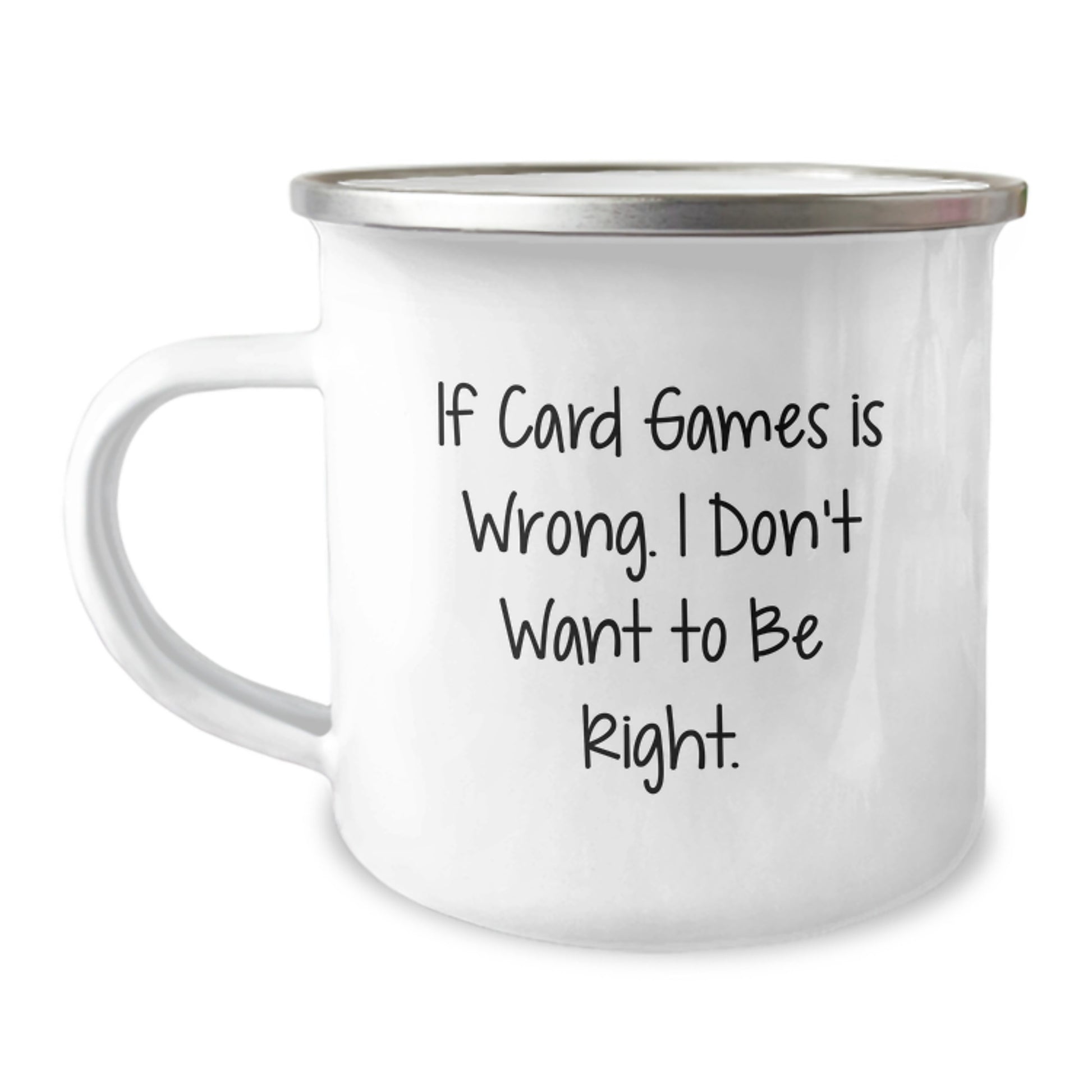 Funny Card Games Inspired Camping Mug Gifts from Men for Friends and Family - Christmas Unique Presents - Image 1