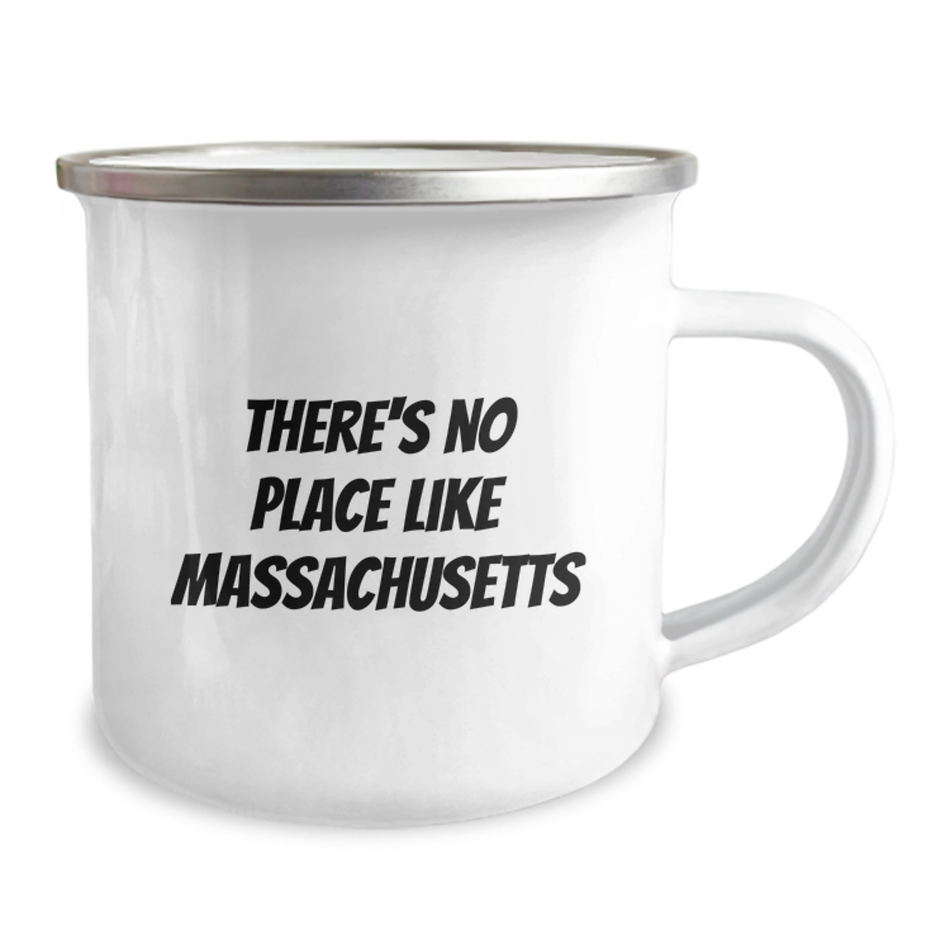 Funny Massachusetts Camping Mug Gifts from Friends to Family, 'There's No Place Like Massachusetts' for Christmas Unique Gifts - Image 2