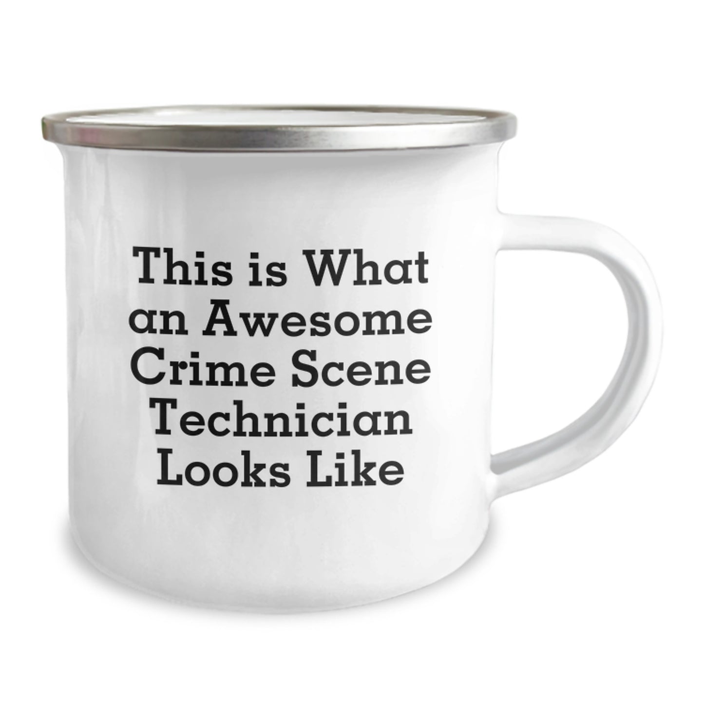 Funny Crime Scene Technician Gifts for Men, Unique Christmas Unique Gifts from Friends to Crime Scene Technician Enthusiasts, Awesome Crime Scene Technician Camping Mug - Image 2