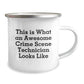 Funny Crime Scene Technician Gifts for Men, Unique Christmas Unique Gifts from Friends to Crime Scene Technician Enthusiasts, Awesome Crime Scene Technician Camping Mug - Image 2