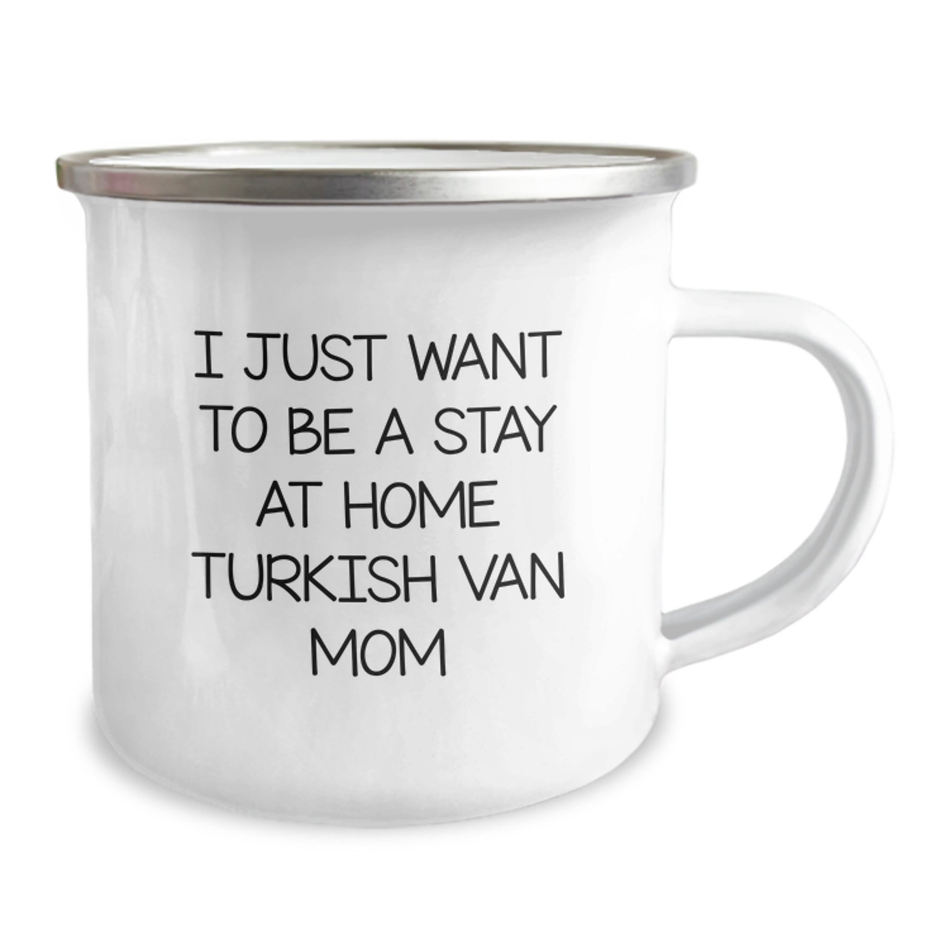 Funny Turkish Van Cat Mom Camping Mug Gifts from Men to Women Friends Family on Valentine's - Image 2