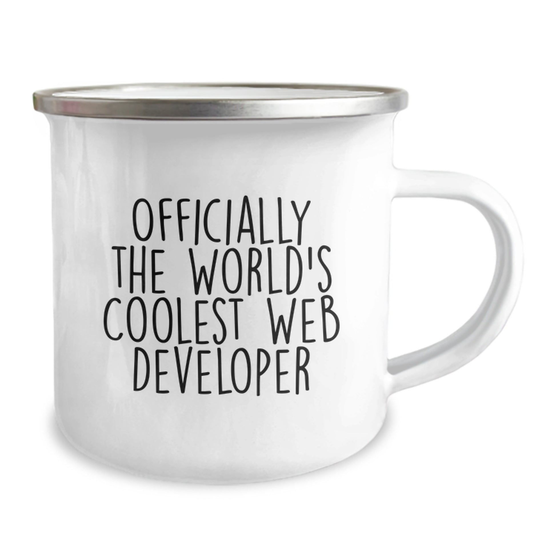 Gifts for Web Developer Friends - Officially The World's Coolest Web Developer - Funny Web Developer Camping Mug, Christmas Unique Gifts from Men, Women, Family, Friends - Image 2
