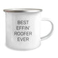 Funny Roofer Gifts - Best Effin' Roofer Ever Christmas Mugs for Men, Unique Camping Mug for Husband, Dad, Co-worker, or Friend - Image 2