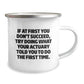 Funny Actuary Gifts for Men, Actuary Camping Mug with Quirky Quote - Gifts from Family to Actuary Friends for Christmas Unique Gifts - Image 2