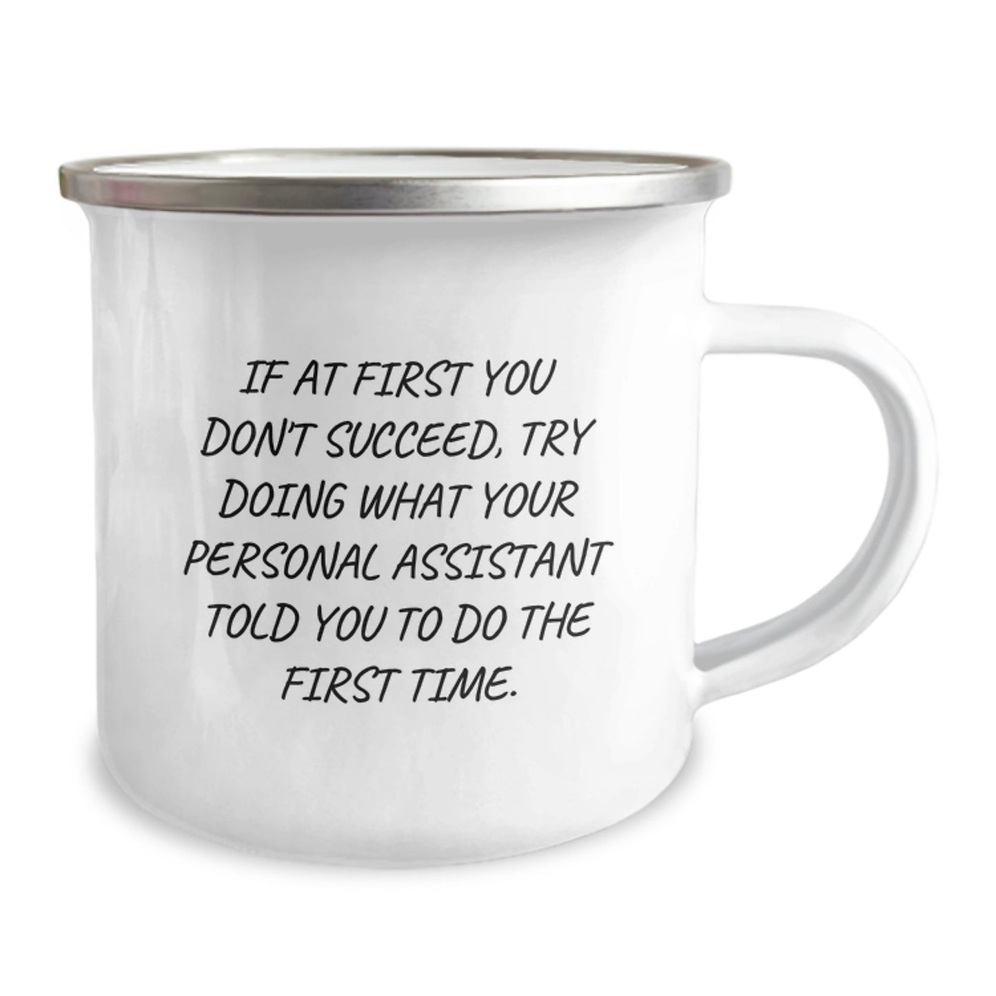 Funny Personal Assistant Gifts for Men, Unique Christmas Unique Gifts from Friends to Personal Assistant, Camping Mug with Inspirational Quote - Image 2