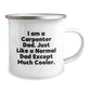 Unique Christmas Unique Gifts from Dad to the Amazing Carpenter in Your Life, 'I Am A Carpenter Dad' Funny Camping Mug - Image 2