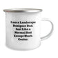 Funny Landscape Designer Dad Camping Mug Gifts for Landscape Designer Men, Unique Christmas Unique Gifts from Dad, Fun Outdoor Camping Mug - Image 2