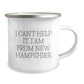 Gifts from New Hampshire Lovers for New Hampshire Camping Enthusiasts, Unique Christmas Unique Gifts from Friends, Funny Quote about Love for the Granite State, Camping Mug for Men or Women - Image 2