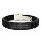 Gifts from Family for Personal Care Aide - This Is What An Awesome Looks Like, Glide lock Clasp Black Stainless Steel Silicone Adjustable Graduation - Image 1
