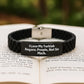 Turkish Angora Cat Gifts from Friends for Graduation Unique Favors, 'I Love My Turkish Angora. People, Not So Much.' Quote on Glide lock Clasp Black Stainless Steel Adjustable Bracelet - Image 2