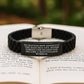 Gifts from Men to Maintenance Workers, Inspirational Glide lock Clasp Bracelet for Christmas Unique Gifts, No Matter How Difficult The Days May Get. - Image 2