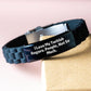 Turkish Angora Cat Gifts from Friends for Graduation Unique Favors, 'I Love My Turkish Angora. People, Not So Much.' Quote on Glide lock Clasp Black Stainless Steel Adjustable Bracelet - Image 3