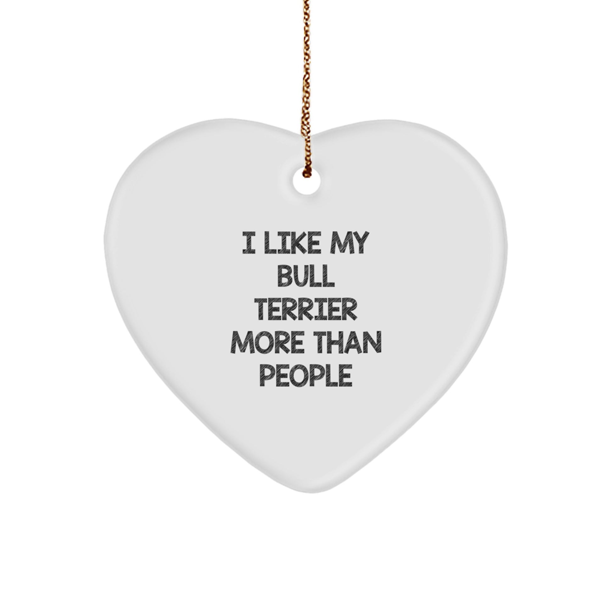 Funny Bull Terrier Dog Gifts from Friends for Family Members Christmas Unique Presents - Image 1