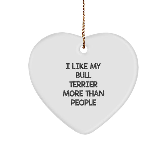 Funny Bull Terrier Dog Gifts from Friends for Family Members Christmas Unique Presents - Image 1