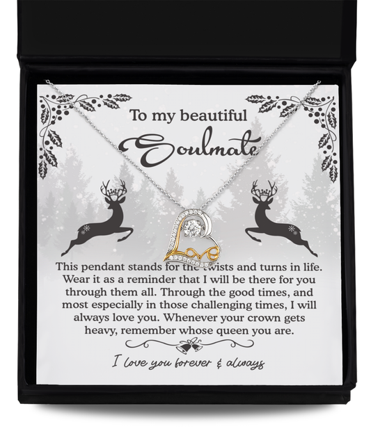 Soulmate-A Reminder Love Dancing Necklace