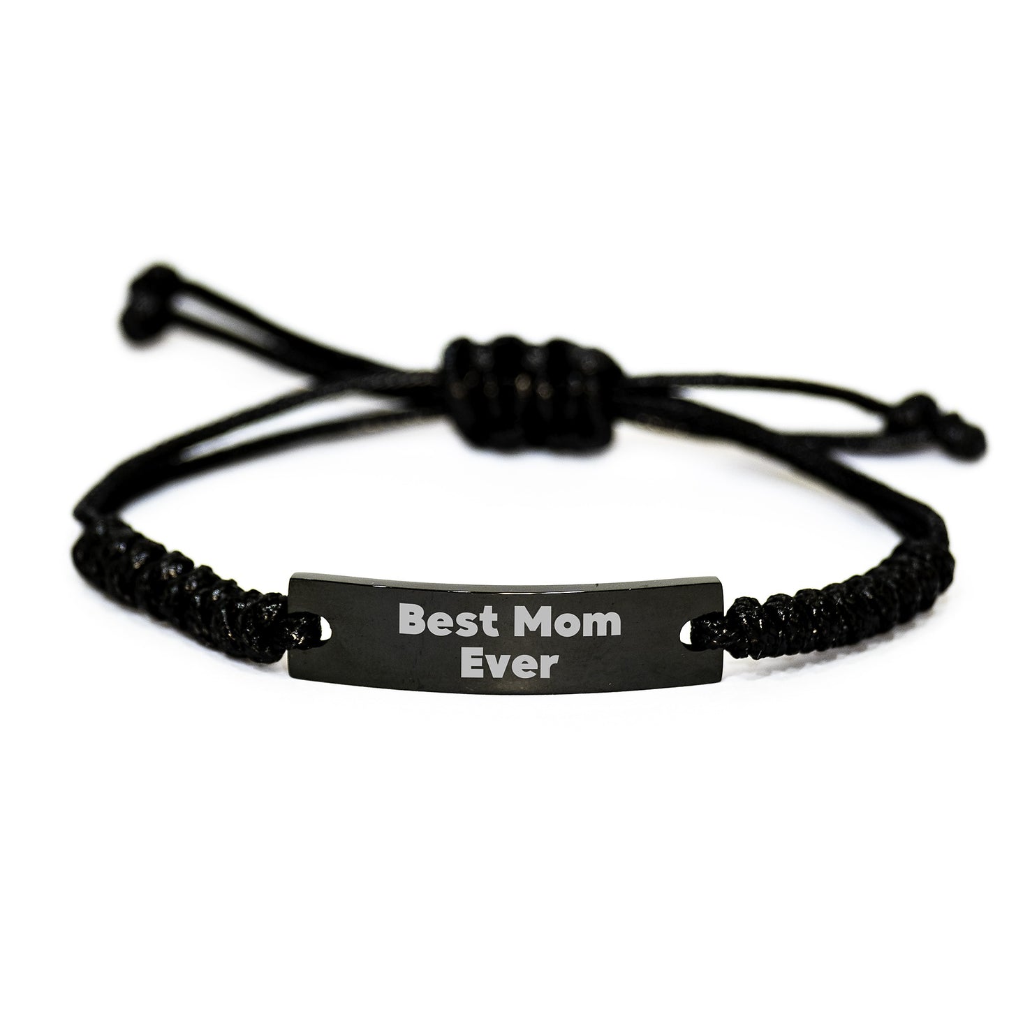 Funny Mom Gifts from Men for Mom Christmas Unique Rope Bracelets Best Mom Ever - Image 1