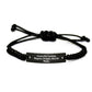 Turkish Angora Cat Lover's Funny Rope Bracelet, Gifts from Family to Friends, Graduation Unique Gifts for Her - Image 1