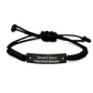 Gifts from Friends for Smart Sexy Talented Welder Rope Bracelet - Inspirational Quote for Graduation - Image 1