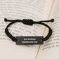 Best Database Administrator Ever Funny Quote Rope Bracelet, Gifts from Friends for Database Administrator, Birthday Unique Gifts for Him - Image 3