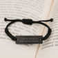 Christmas Unique Gifts for Chiropractor Men, Funny Rope Bracelet with Inspirational Quote, Gifts from Friends to Family - Image 3