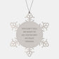 Funny Silky Terrier Dog Gifts from Men to Friends - Silky Terrier Dog Snowflake Ornament for Christmas Unique Gifts - Image 1
