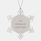 Unique Genealogy Snowflake Ornament Gifts from Friends, Family, Coworkers for Genealogy Enthusiasts, Women, Men, Christmas Unique Gifts - Image 1