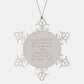 Pediatrician Gifts from Friends and Family, Cute Snowflake Ornament with Inspirational Quote, Christmas Unique Presents - Image 1