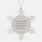 Funny Court Clerk Gifts from Dad - Snowflake Ornament, Christmas Unique Presents for Court Clerk, 'I Am A Court Clerk Dad. Just Like A Normal Dad Except Much Cooler.' - Image 1