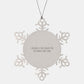 Funny Inspirational Tool Maker Gifts from Family for Tool Makers - Snowflake Ornament for Christmas - Image 1