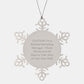 Marketing Manager Gifts from Friends, 'Caution: I'm A Retired Marketing Manager...' Snowflake Ornament for Christmas - Image 1