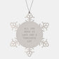 Funny Tonkinese Cat Gifts for Men Women Friends Family, Christmas Unique Snowflake Ornament, Inspirational Quote 'All You Need Is Love And A Tonkinese Cat' from Gifts for Coworkers - Image 1