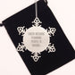Funny Chess Gifts from Friends for Christmas - Snowflake Ornament, 'Chess Because Stabbing People Is Wrong.' - Unique Gifts for Men, Women, Family, Friends - Image 2