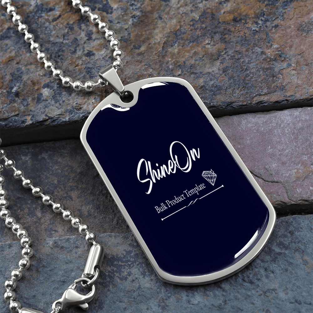 Graphical Dog Tag - Etsy Template