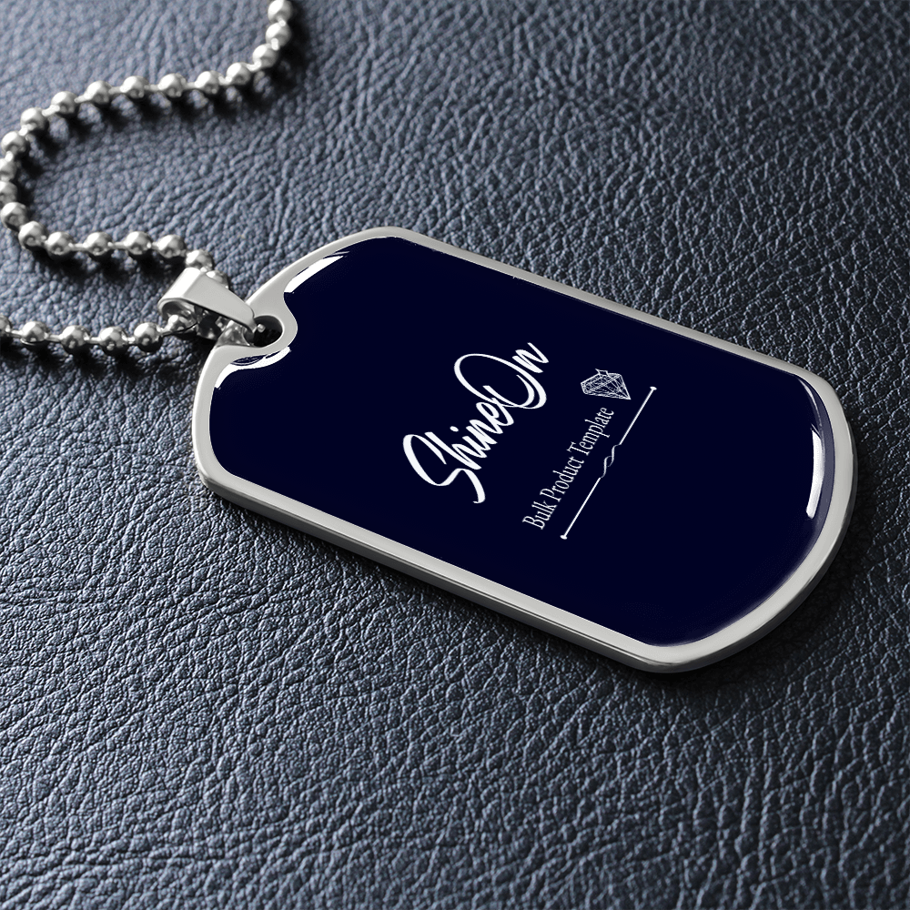 Graphical Dog Tag - Etsy Template