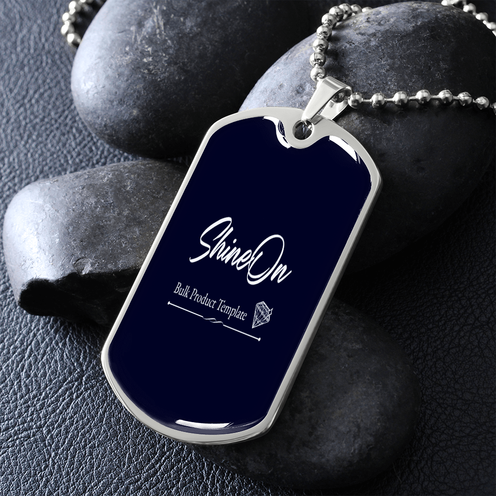 Graphical Dog Tag - Etsy Template