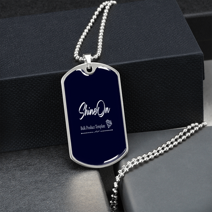 Graphical Dog Tag - Etsy Template