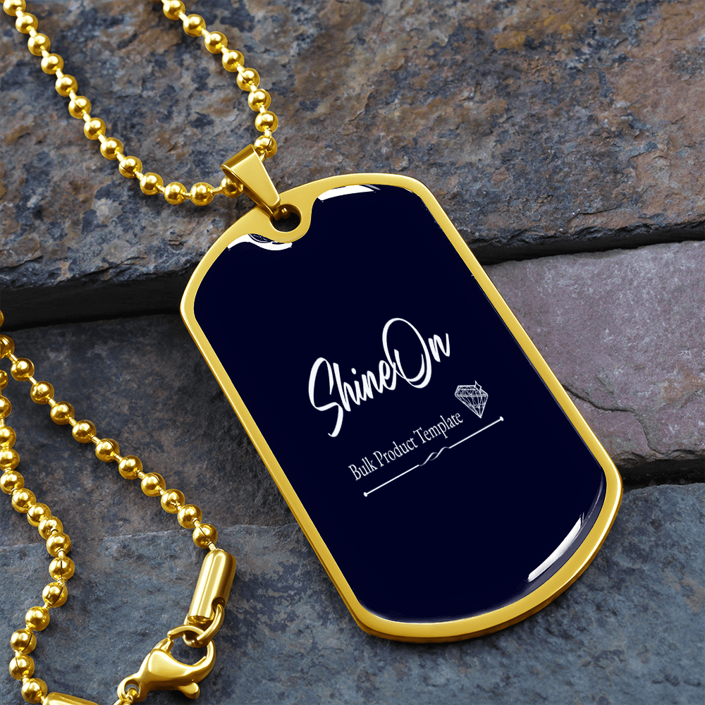 Graphical Dog Tag - Etsy Template