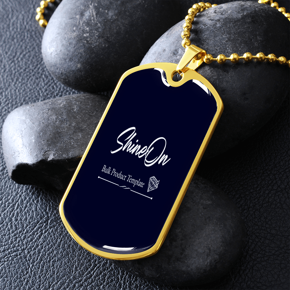 Graphical Dog Tag - Etsy Template