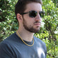 Husband Necklace Gift, The Strongest Man I Know, Gift for Man of Your Life, Cuban Link Necklace