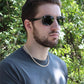 Husband Necklace Gift, The Strongest Man I Know, Gift for Man of Your Life, Cuban Link Necklace
