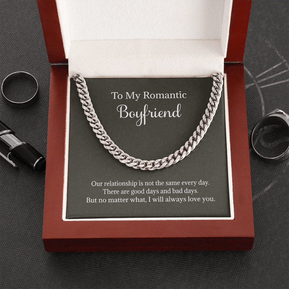 My Romantic Boyfriend Cuban Chain - Necklace