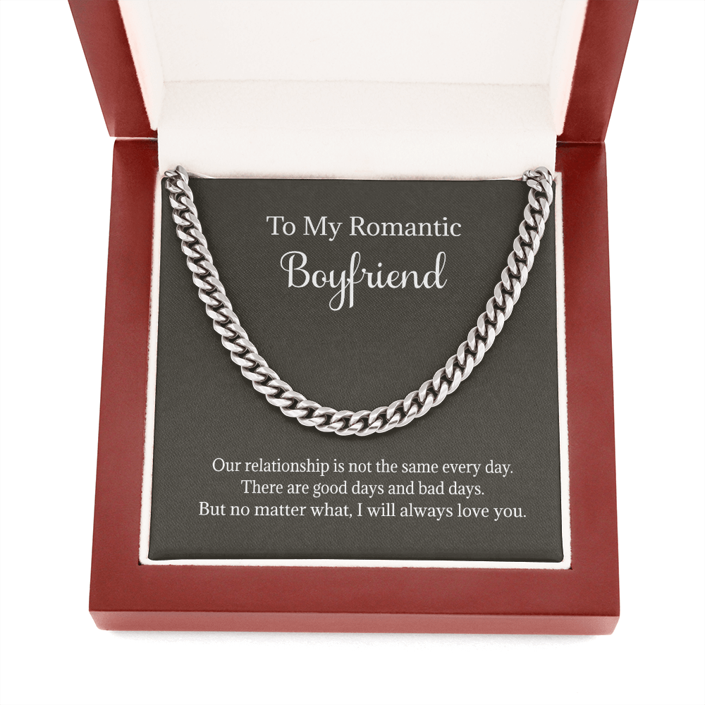 My Romantic Boyfriend Cuban Chain - Necklace