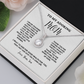 Mothers Day Gifts From Son, Mommy Necklace, Gift Idea For Mother, Mother Gift Necklace, Birthday,  Message Card Jewelry