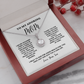 Mothers Day Gifts From Son, Mommy Necklace, Gift Idea For Mother, Mother Gift Necklace, Birthday,  Message Card Jewelry