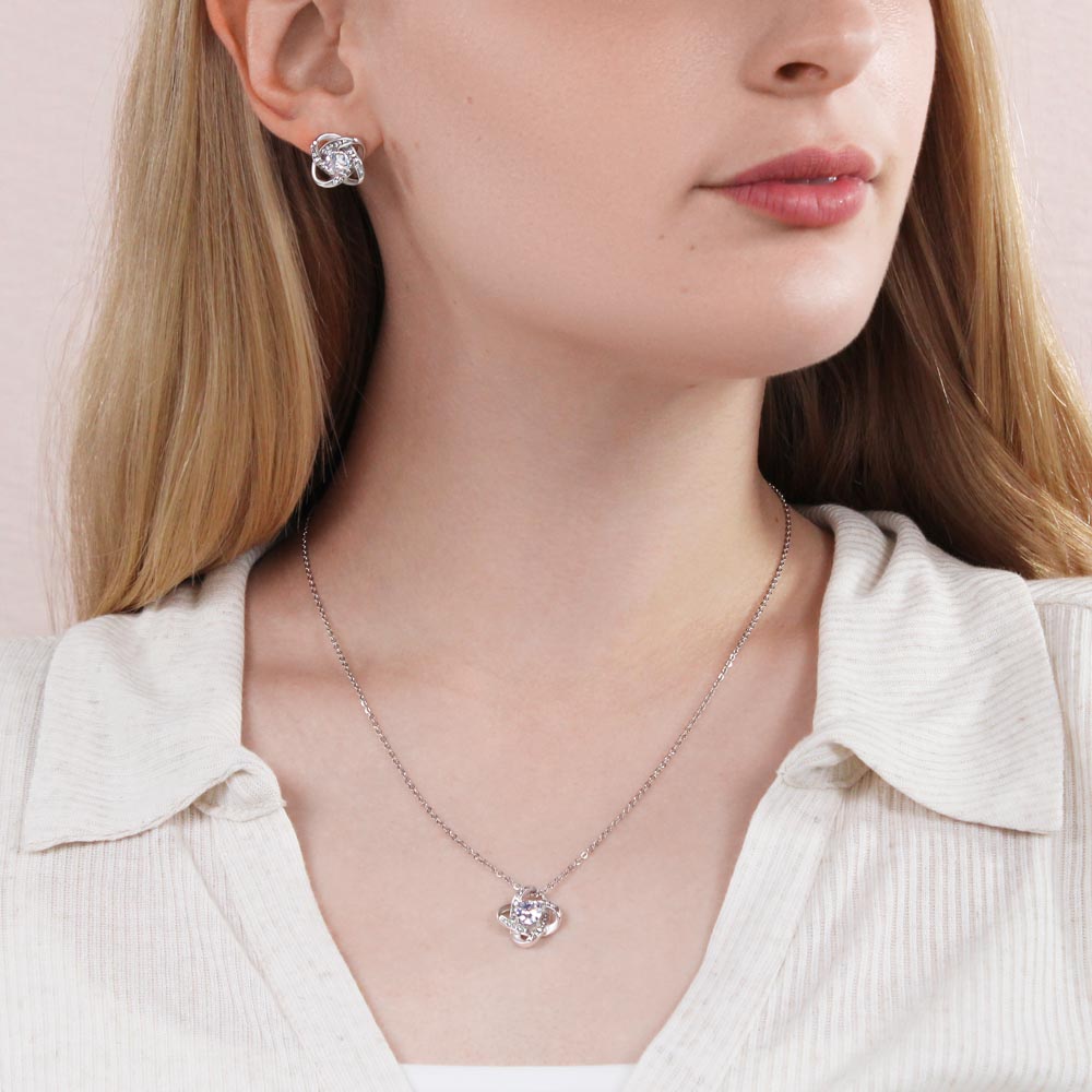 Z-Etsy - Love Knot & Earrings